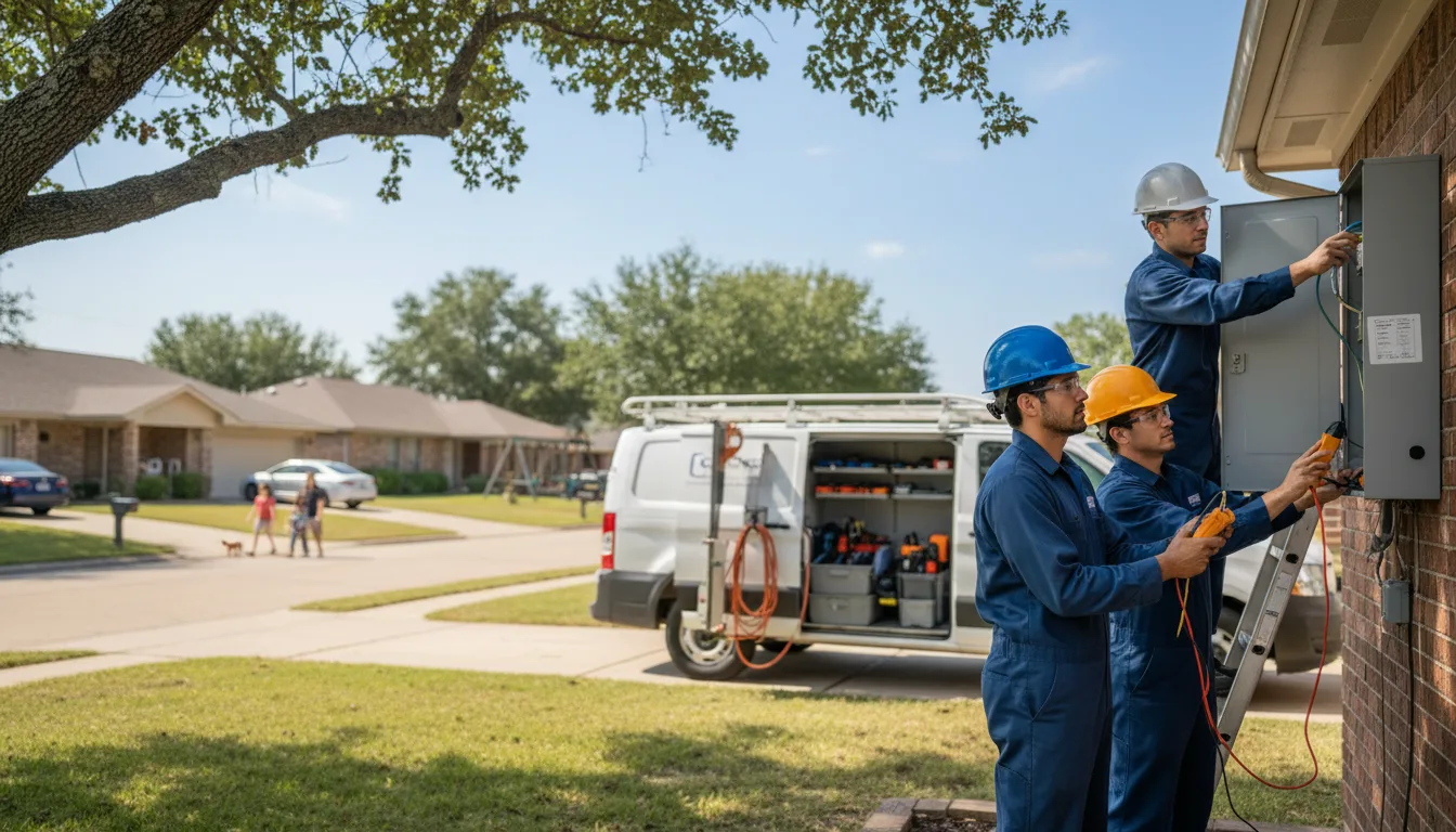 Certified electrician providing emergency electrical services in New Castle, AL